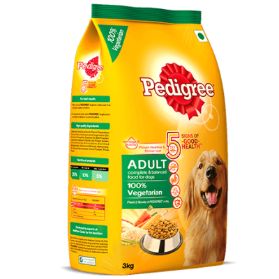 Pedigree Dog Food Adult Vegetarian 3Kg